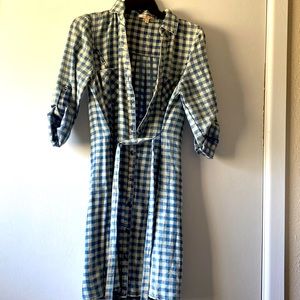 Skies are blue dress pleaded size small